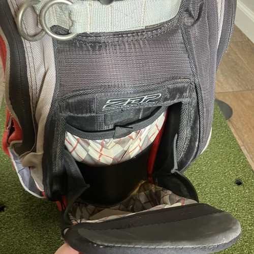 Ogio Grom Red Golf Cart Bag schwarz grau - 8 Wege Top Holz - lesen - ohne Gurt - Bild 5 von 23
