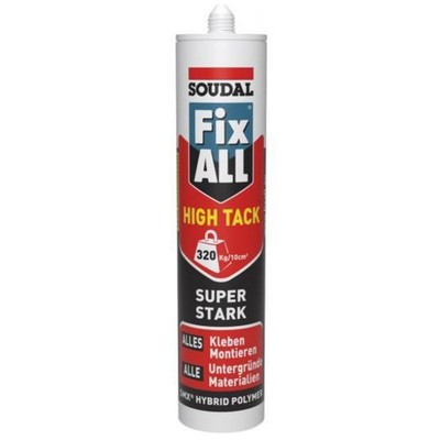 Soudal Fix ALL High Tack Montagekleber Extrastark 420g Kartusche versch. Farben