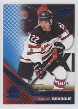 2022 Team Canada Juniors Prospectus Momentous Electric Blue Mavrik Bourque z6b