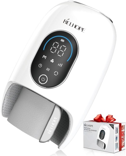 Hand Massage Device with 9 Modes and 4 Heating Options for Hot and Cold Thera...