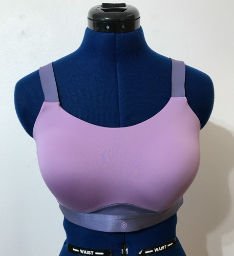Third Love Kinetic Sports Size Bra 34F Lavender Purple High Impact Adjustable