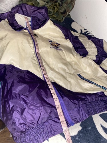 Vintage Pro Player Super Bowl XXXI Souvenir Windbreaker Jacke 1997 Karneval L - Bild 8 von 8