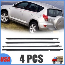 4xweather Stripping Window Trim For 2006-2008 Toyota Rav4 Weatherstrip Seal Belt