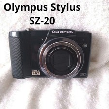OLYMPUS SZ-20 Digital Camera Black Tested Excellent Condition
