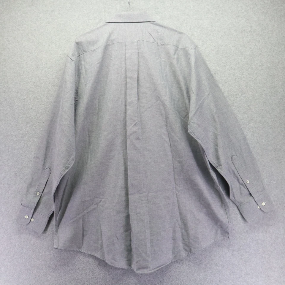Cambridge Classics Shirt Mens 17.5 34/35 Wrinkle Free Oxford Button Long Sleeve - Image 2 of 4