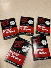 Bostitch PowerCrown Tacker Staples STCR5019 1/2-1M NOS Qty. 5000