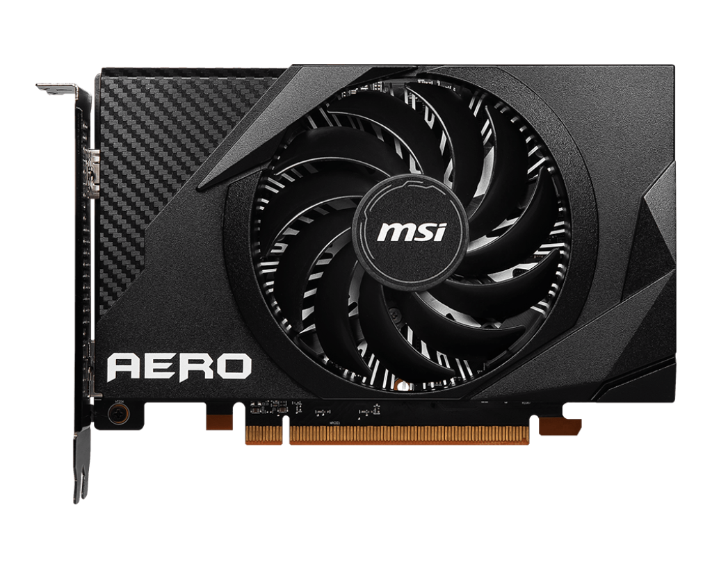 中古　MSI Radeon RX 6400 AERO ITX 4G FOR MSI Radeon RX 6400 AERO ITX 4G DisplayPort GDDR6 Video