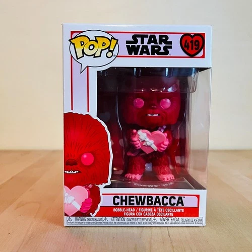 FUNKO POP! STAR WARS CHEWBACCA I Chews You 419 Star Wars Valentine POP Vinyl NIB