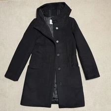 Aritzia Babaton Pearce Wool Coat Hooded Single-breasted wool coat Women’s Small