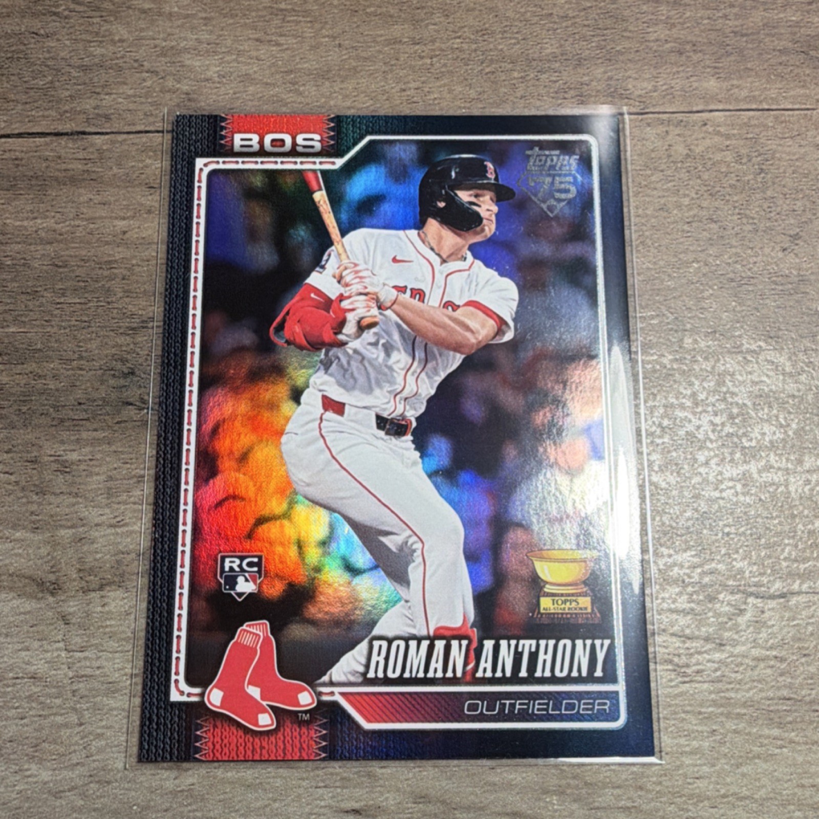 2026 Topps Series 1 Roman Anthony Rookie Black Rainbow Foil  #189 /10 SSP