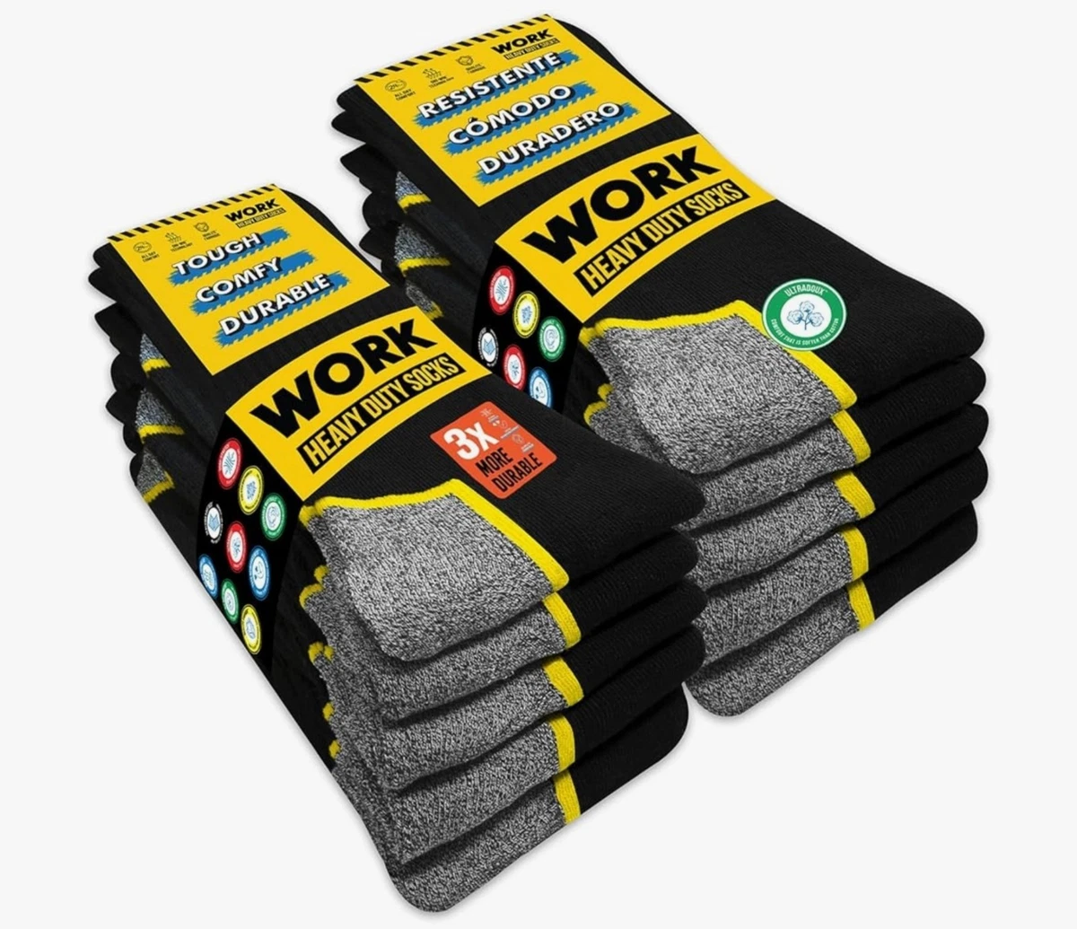 Calze Da Lavoro Dickies Sneaker Socks - 3 Paia Rinforzate Antiscivolo Per