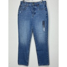 J.Crew Jeans Womens 27T High Rise Straight Blue Premium Edition Pockets NWT