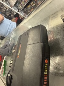Turbo Grafx 16 console with power and one controller -