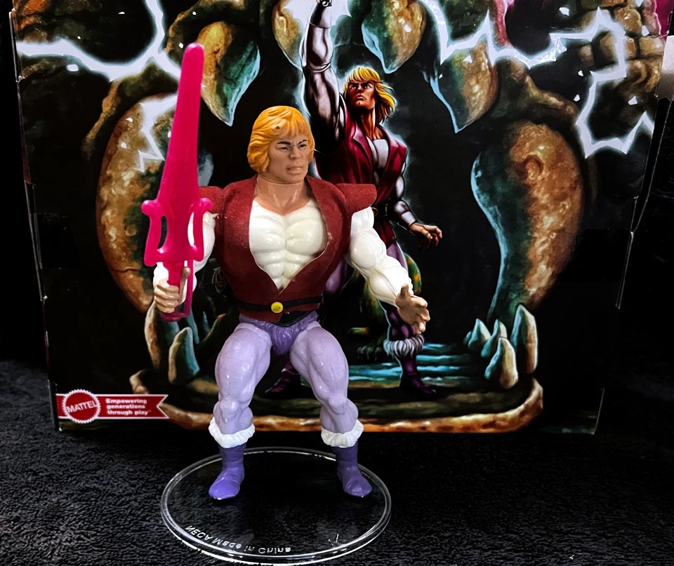 Prince Adam 1984 con caja retro • Masters of the Universe de colección Foto 2 de 4