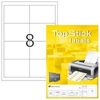 1 Bis 40X Top Stick Universal-Etiketten, 96,5 X 67,7 Mm, Weiß - Spare Bis Zu 57%