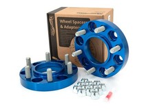 Spidertrax Whs034 6 X 5-12 X 1 Thick Blue Wheel Spacers Pair