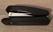 Image of Contract Half Strip Plastic Stapler, Black. New / Boxed