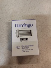 Flamingo Women's Razor Blades Five Blade Cartridge Refills New