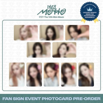 [PreSale] ITZY 12th Mini Album Motto MakeStar HongKong Fan Sign Event Photocard