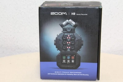 Zoom H8 Digitaler Recorder Schwarz Ohne Batterien H8/230EU Neu Rechnung MwSt - Bild 1 von 4