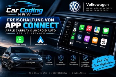 VW Apple CarPlay - Android Auto  - App Connect FREISCHALTUNG  