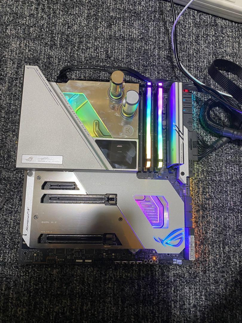 マザーボード EKWB Z590 Glacial + CPU i7 10700kf Amazon.com: Asus