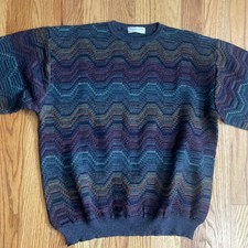 Vintage Tricots By St Raphael Knit Sweater Size Xl RARE