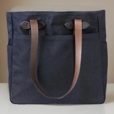 FILSON RUGGED TWILL TOTE BAG 11070260 MADE IN USA NAVY DARK BLUE