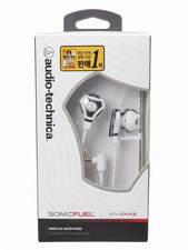 Genuine Audio-Technica ATH-CHX5 White Inner-Ear Headphones SonicFuel Series