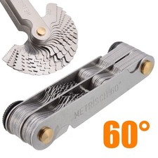 Thread pitch cutting gauge tool set 55 and 60  inch and metric