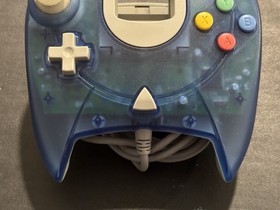 Official Sega Dreamcast Clear Blue Controller HKT-7700 OEM Tested & Works!