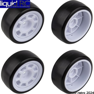 Associated 31900 Hoonicorn Wheels and Tires Drift Set of Four 12mm Hex Drive