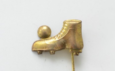 Fußball Stiefel Anstecknadel Messing 1920 40 Heering-Hüsken Tafel 31 d1