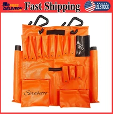 Lineman Tool Board Aerial Apron Organizer with Magnet + Two 2" Hooks