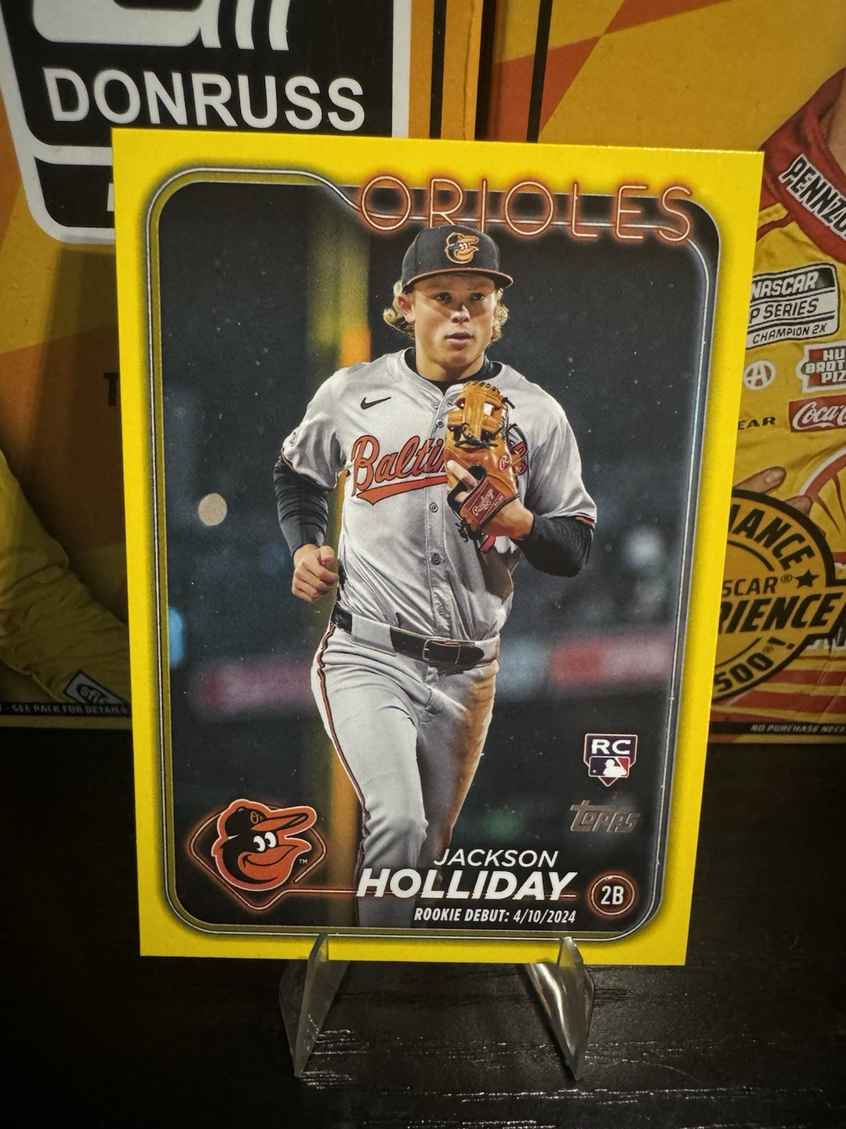 2024 Topps Update Series - Rookie Debut Jackson Holliday #US97 Yellow (RC)