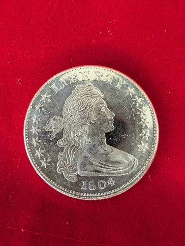 1804 Draped Bust Tribute 1 Ozt .999 Silver Round