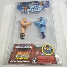 World s Smallest He-Man Skeletor Rock Em Sock Robots MOTU