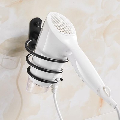 Hair Dryer Holder Wall Mount Bathroom Hair Blow Rack Organizer for Home Salon