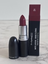 MAC Matte Lipstick 602 Chili Brick-Red Shade 0.1 oz /3g Full Size RP : 25 NIB