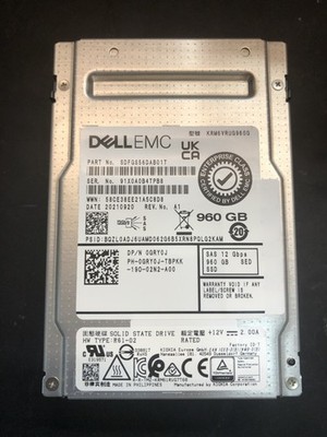 KIOXIA RM6 960GB SAS 12Gbs 2.5inch Read Intensive Enterprise SSD (SDFGS56DAB01T)