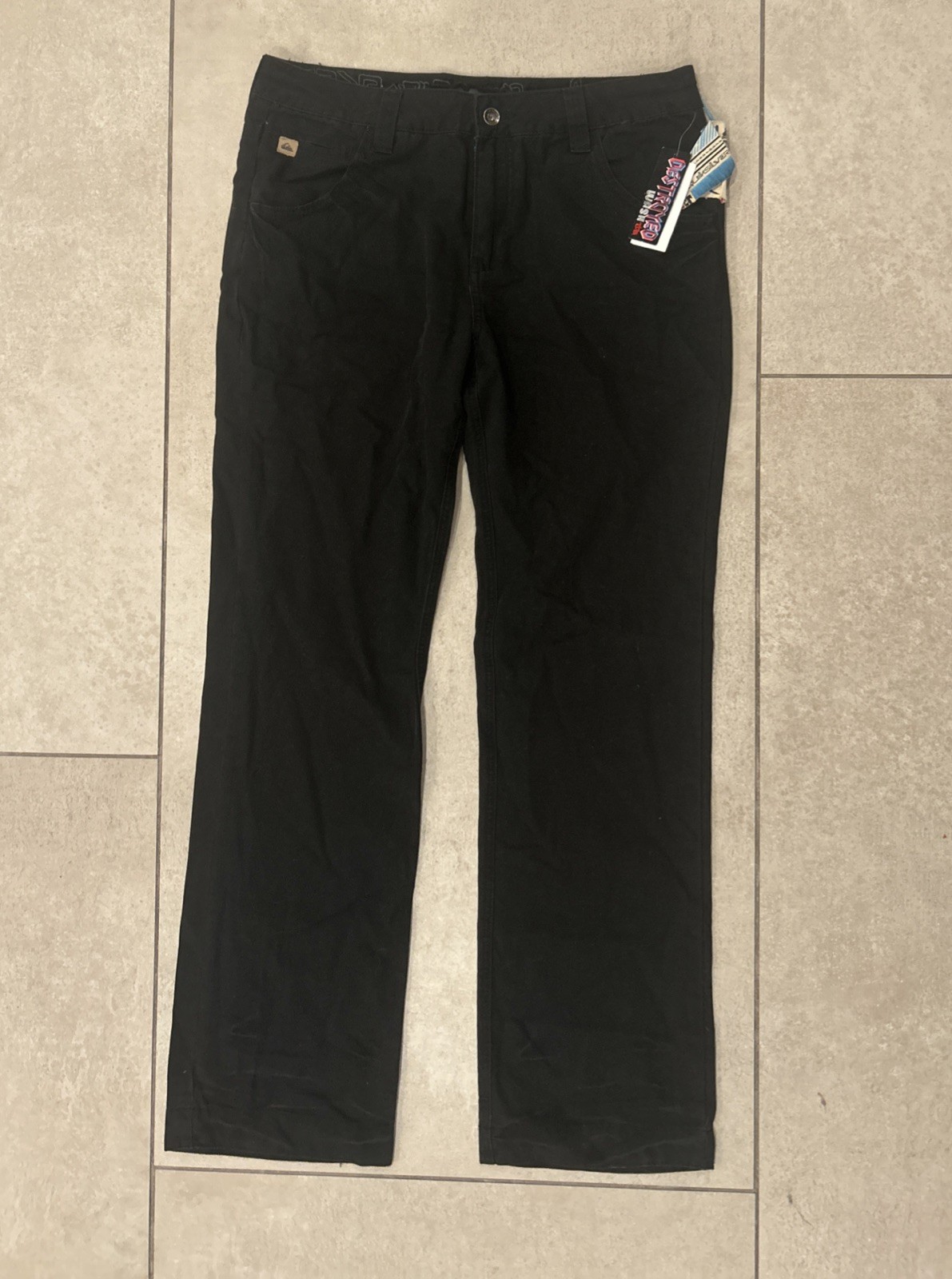 BRAND NEW Volcom Destroyed Black Denim Buda Pants Jeans Size