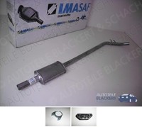 Imasaf Auspuff Msd, Mitteltopf für Renault R9 1.1/1.2/1.4/1.6 D 35-53KW -9/85