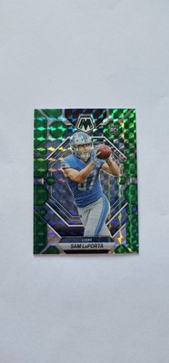 2023 Panini Mosaic - Rookies Sam LaPorta #360 Green Mosaic Prizm (RC)