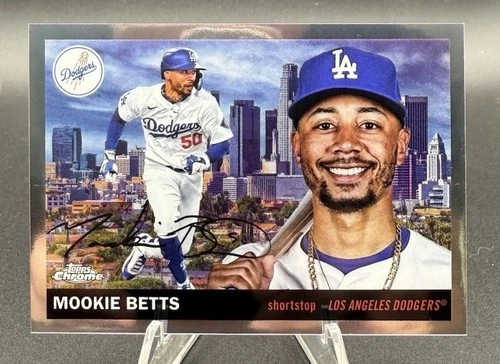 2025 Topps Chrome Platinum City Variations Mookie Betts #54CV-76