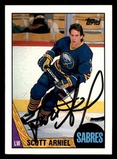 1987 Topps Hockey #137 Scott Arniel Signed Autograph (no COA) *d2