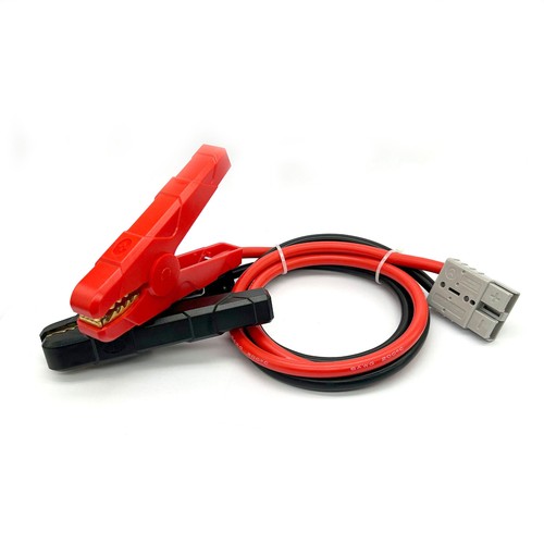 50A Anderson Type Plug to Big Alligator Clip Clamps Battery Connector 600W 6AWG - Afbeelding 2 van 9