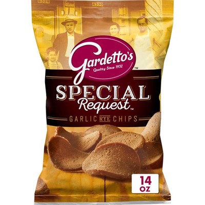Gardetto's Special Request Garlic Rye Chips, Snack Bag, 14 Ounce (Pack of 1)