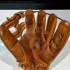 Jim Catfish Hunter Wilson A2965 Baseball Glove Vintage Made In USA RHT Leather