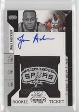 2010-11 Playoff Contenders Patches Rookie Ticket James Anderson #119 Auto tx8