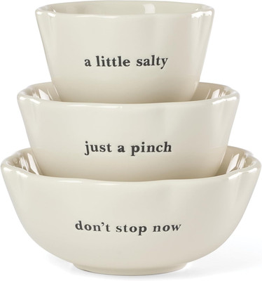 kate spade new york Serveware, What A Treat Stacking Bowl Set Of 3, Porcelain Ma